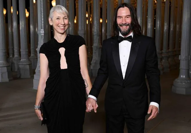 Keanu Reeves and Alexandra Grant