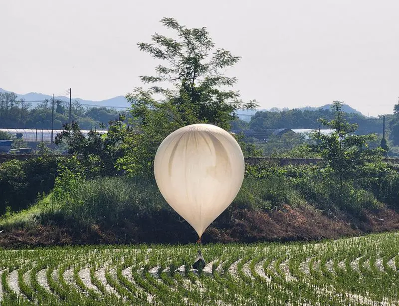 North Korea South Korea Balloons