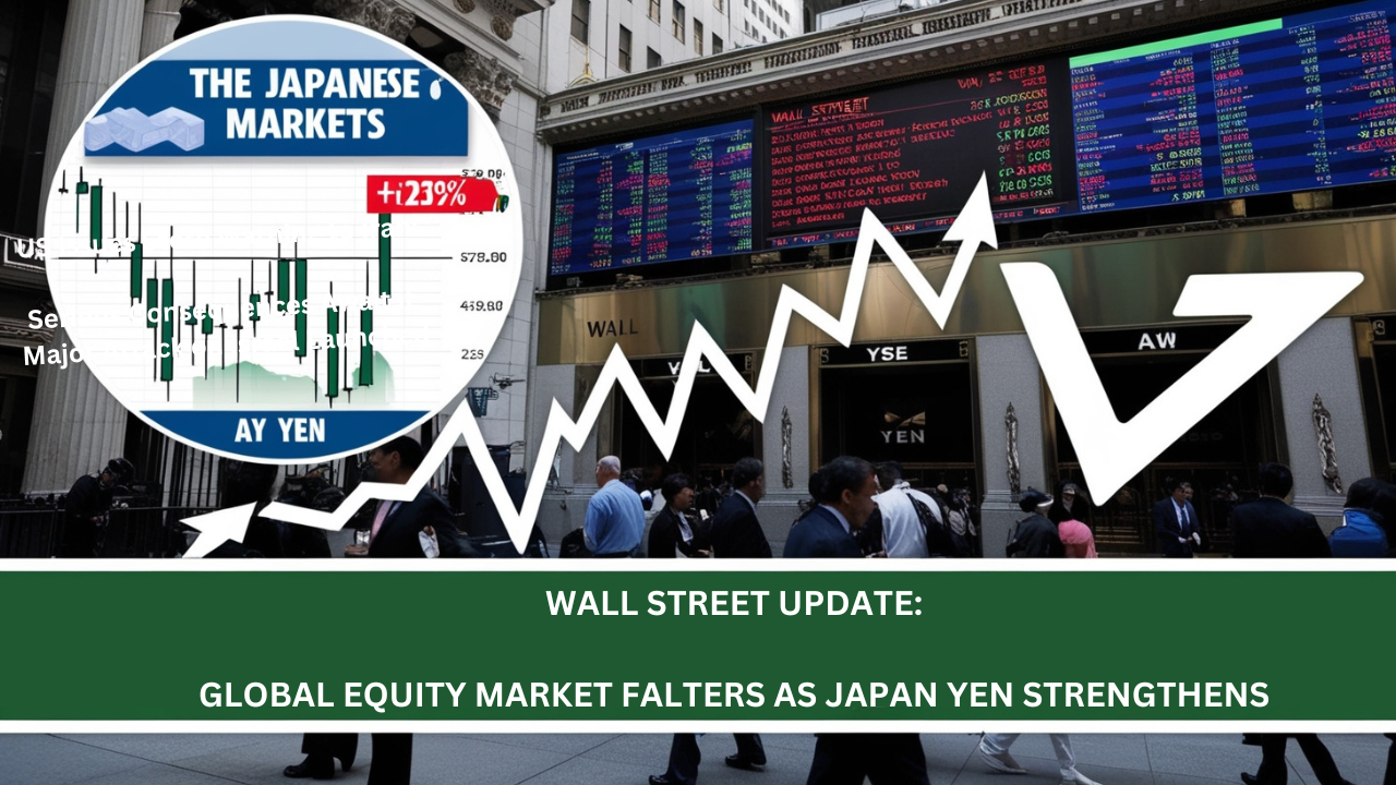 Wall Street Update: Global Equity Markets' Recovery Falters as Japanese Yen Strengthens